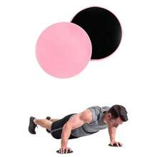 Pilates Gliding Discs Yoga Abdominal Muscle Fitness Foot Sliding Plate Waist Trainer Butt Liftocks Training Core Training Sliding Board - MultiWarna - View 5