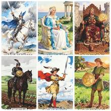 Classic Smith Waite Tarot Cards Mi Yin Series 78Pcs Complete Tarot Deck Beginner Divination Oracle Board Game - Multicolor - View 4