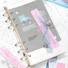長條式時間軸備忘錄便箋紙 Ins 風格計畫表裝飾紙 可書寫記錄長條筆記本 - 均碼 - 查看 7