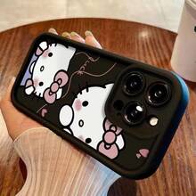 SANRIO 適用於 iPhone 17/16/15 Pro Max 的支架保護殼，奢華透明電鍍氣囊防震保護套，相容 iPhone 17/16/11/15/12/13/14 Pro Max/14/15 Plus/17promax/16promax/15promax/14promax/13promax/12promax/11promax - 彩色 - 查看 2