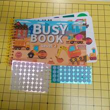 Busy Book DIY Handmade Puzzle, Portable Quiet Busy Sticker Book, Children's Sticker Toy Gift - Multicolor - View 15