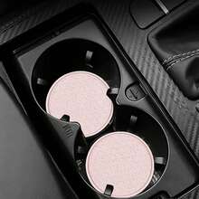 1pc Cute Heat-Resistant Coaster, Car Interior Insulation Pad, Car Center Console Cup Holder Decor, Suitable For Any Occasion, Perfect For Valentine's Day, Labor Day, Easter And Various Holiday Celebrations - Style a - View 2