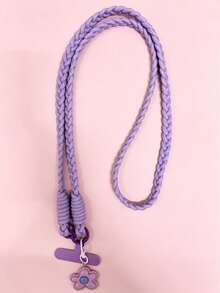2pcs/1set Colorful Braided Crossbody Phone Lanyard, Detachable & Adjustable Halter, With Phone Connector, Portable Anti-Loss Hands-Free Phone Shoulder Strap, Women's Girls Commute Travel Phone Accessory Gift, Halloween, Christmas - Multicolor - View 20