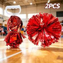 2pcs Football/Basketball Cheerleading Handballs, Four-Finger Grip Series Football Handballs, Suitable For Sports Team Activities, Dance Performances, Square Dance Game Props, Dance And Cheerleading Support Props, Suitable For Outdoor Sports Team Performance Handballs, Football World Cup Support Wristbands - Multicolor - View 18