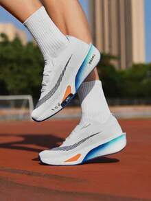 Men's Running Shoes, High-Performance Racing & Testing Shoes, Comfortable Fabric Lining, Non-Slip & Durable Breathable Mesh Sports Shoes, Suitable For Gym Workouts And Outdoor Hiking - Electric Blue - View 6