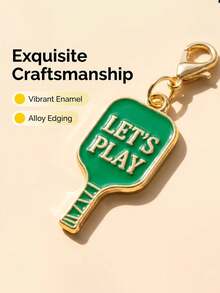 15/20Pcs Sports Enamel Pickleball Keychains, Bulk Funny Key Rings For Men Women, Versatile Bag Wallet Charms, Sport Themed Birthday Party Gifts - Multicolor - View 4