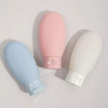 6pcs/Set 60ml Portable Refillable Travel Dispenser Bottles, Toiletries Independent Dispenser Bottles, Soap Dispenser Bottle Set (Includes Label Stickers) - A - View 6