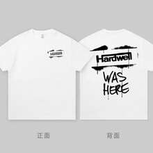 Hardwell - Maglietta a maniche corte in puro cotone per uomo - In cima alla lista degli accessori per DJ - Maglietta di musica elettronica per uomo e donna - 13 - Visualizzare 2