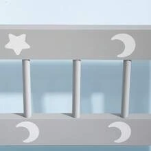 2 In 1 Storage Bench, Toy Box W/ Safety Rod - Grey - T0001-01-12465 - View 4