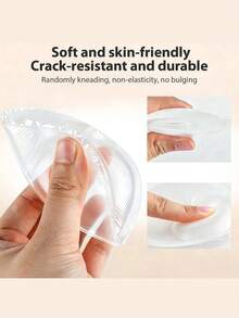 2 Peças Almofadas de Silicone para Maiô Bikini Feminino de Verão, Almofadas Modeladoras de Seios, Copos Invisíveis e Espessados, Levantam Seios Pequenos, Realçam o Decote, Adequado para Maiô Bikini, Roupa de Banho, Praia, Uso em Férias - Multicolorido - Visão 3
