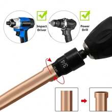 Copper Tube Flaring Tool Electric Tube Expander Tool Pipe Swaging Punch Tool - A - View 8