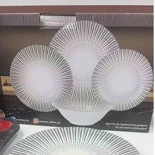 Delicate And Beautiful Plate, French-Style Plate, Steak Plate, Shallow Plate, Western-Style Tableware, High-End Plate, Hotel Tableware - Black and White - View 12