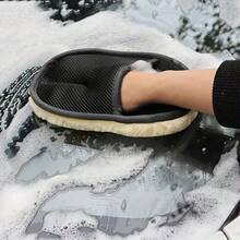 1pc Soft Car Cleaning Glove, Gentle Detailing And Dusting, For Vehicle Maintenance - Multicolor - View 7