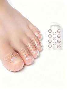 50pcs, Toe Protection Covers - Breathable Unisex Design. Featuring Fine Breathable Holes And Soft Silicone Material, Providing Anti-Slip Support. Effectively Relieves Pressure Pain From Tight Athletic Shoes, Prevents Blisters From High Heels, And Avoids Friction-Related Injuries During Exercise. This Practical Home Protection Set Requires No Complicated Installation, Is Easy To Clean, And Reusable - Multicolor - View 11