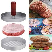 1pc Non-Stick Hamburger Patty Maker Mold | Beef, Cheese, Vegetable Burger Forming Machine, For Grilling And Cooking - Multicolor - View 5