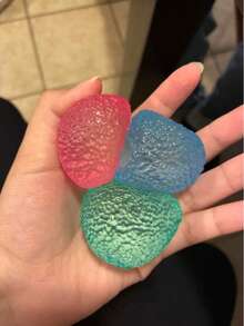 1.6 Inch Textured Mini Ball: 1pc/2pcs Set, High Density Solid Soft Item, Quiet Type, Suitable For Classroom Environment, Filled With Malt, Ideal As Office Relaxation Tool, Easter Party Favor, And Travel Relaxation Accessory - A - View 4