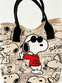 SNOOPY 1件防水化妝包，旅行化妝收納袋，返校/生日/節日禮物 - 彩色 - 查看 6