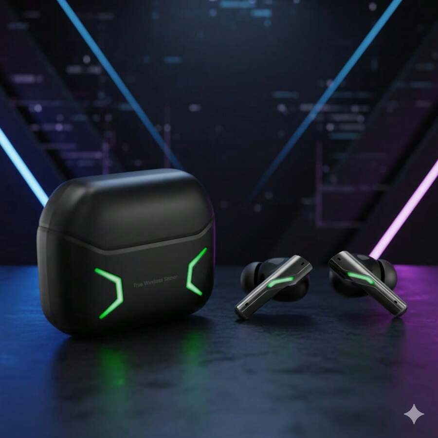 A5 Wireless Bluetooth Earbuds With Charging Case - View 1