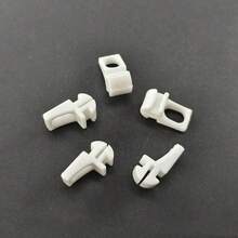 30pcs Curtain Track Gliders Hooks, Plastic Silent Curtain Rail Sliding Clips, Suitable For Straight And Curved Old-Style Nano Curtain Track Accessories - C-multicolor - View 4