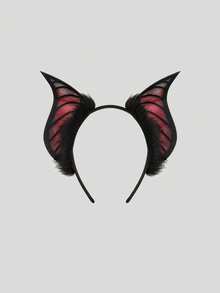 Simulation Of Bat And Beast Ears Hairband Halloween Cos Party Dress Headdress Props, Suitable For Halloween, Comic-Con, Stage Performances. - Multicolor - View 4