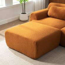 Modular Sofa Chenille 3 Seat Camel - Caramel 3 Seat - View 11