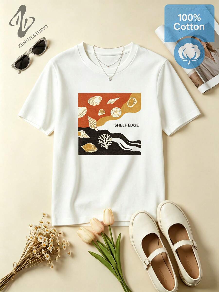 Women T-Shirts - 白色 - 查看 1