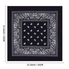 Unisex Hip Hop Small Scarf, Multi-Functional Silk Texture Headscarf Neck Scarf, Suitable For Street Dance, European And American Style - Multicolor - View 9