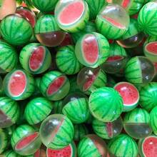 5/10/20/40pcs Watermelon Slice Bouncy Balls, Realistic 3.2cm Design, Solid Rubber, Suitable For Desk Decor, Party, Pet Play And Gashapon Prizes - Multicolor - View 4