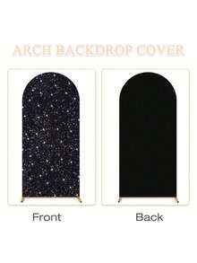 5ft/6ft/6.6ft/7.2ft Round CHIARA Sequin Backdrop Curtain, Wedding Birthday Party Photography Decoration (Arch Frame Not Included) - View 12