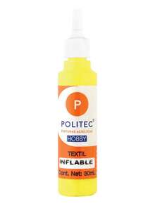 Pintura Inflable Textil Politec 6pz - Inflable 6 colores - Ver 4