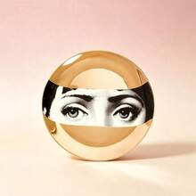 [Creative Decorative Plates]Round Decorative Plate Set | Creative Pattern Opera Star Series Art Wall Hanging Plates & Tabletop Decor - 1PC - View 7