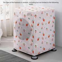 1pc Floral Pattern Washing Machine Cover - Universal Top Load Washer Dust Cover, Easy Clean Fabric, Decorative Floral Appliance Cover Suitable For Laundry Room, Home Decor, Pet Hair And Dust Protection (Fits Most Brands) - Multicolor - View 21