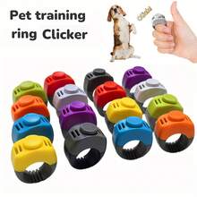 1 pieza Clicker de entrenamiento para perros estilo anillo, herramienta de entrenamiento para mascotas sin electricidad, adecuada para perros, gatos, caballos, aves, conejos, ayuda para entrenamiento de comportamiento, obediencia y recuperación, clicker de sonido para interacción con mascotas - Multicolor - Ver 2