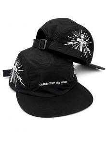 BONE FIVE PANEL ORI ALL BLACK PRETO PROMOTION - 黑十字 - 查看 1