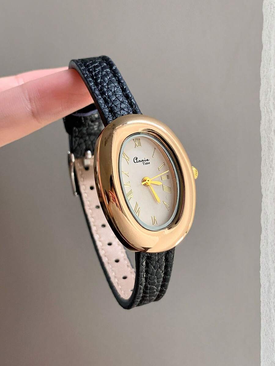Women's Quartz Watch, Delicate And Compact, Suitable For Daily Wear, Birthday/Graduation Gift, Casual Gatherings - Black - View 1