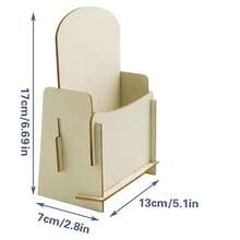 3 Sets Wooden Display Stands, Wooden Display Racks, Home Decor Display Stands, Home Storage - A - View 5