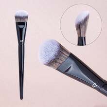 2/1pc 47 Foundation Brush, 78 Foundation, Shadow Brush Liquid Cream Blending Blush Angled Professional Makeup Tool Set - Multicolor - View 1