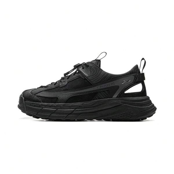 LI-NING Men's XINGTU CROSS-X Backless Cutout Mesh Quick Dry Water Drainage Slip Resistant Shock Absorbing Outdoor Wading Sneaker Sandals AGUV017
