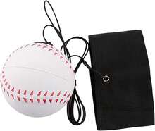 ZLmoue Sports Wrist Return Ball, Baseball With Elastic String, Exercise And Play, Sports Reaction Balls (White) - White - View 1