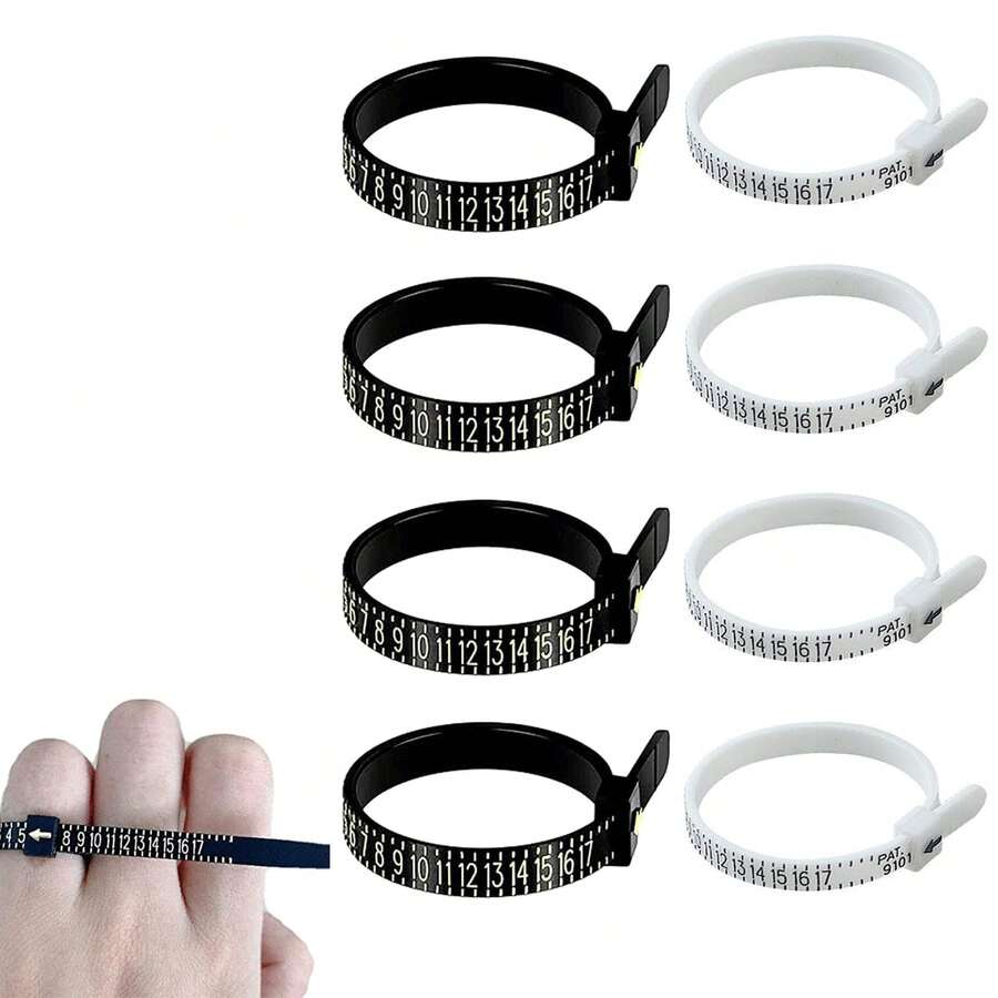2/3/5Pcs Reusable Ring Sizer Measuring Tool, Suitable For Ring Size Adjustment