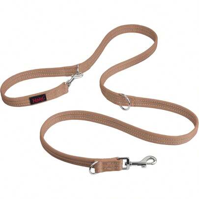 Halti Training Leash - Multifunctional Double-Ended Dog Leash, Ideal For Anti-Pulling Dog Training.Lightweight, Soft & Durable.Suitable For Medium To Large Dogs & Puppies (Size Large, Red, 2m)