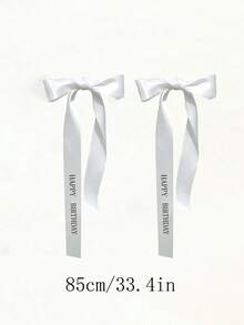 Newlywed Decorative Ribbon, Wedding Champagne Bottle Decorative Satin Ribbon - View 18