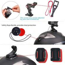 VeFly 摩托車頭盔套件，適用於 Hero 13 12 11 10 Osmo Action 6 5 Pro 4 相機配件組 - 查看 5
