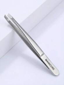 Stainless Steel Slanted Tip Precision Eyebrow Tweezers, For Facial Hair Removal - View 13