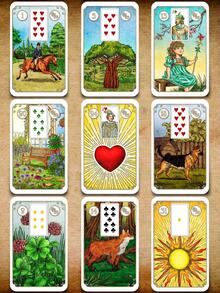 Baralho cigano Lenormand tradicional - Livro único - Visão 4