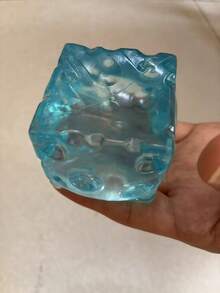 1個大號 10cm X 10cm 透明蜂蜜擠壓起司壓力緩解玩具，柔軟觸感便攜式減壓玩具，節日禮物（隨機顏色）捏捏樂 - 彩色 - 查看 15
