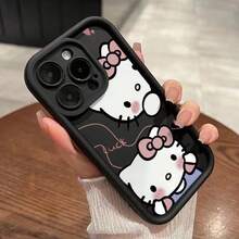 SANRIO 適用於 iPhone 17/16/15 Pro Max 的支架保護殼，奢華透明電鍍氣囊防震保護套，相容 iPhone 17/16/11/15/12/13/14 Pro Max/14/15 Plus/17promax/16promax/15promax/14promax/13promax/12promax/11promax - 彩色 - 查看 3