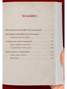 Baralho cigano Lenormand tradicional - Livro único - Visão 3