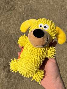 Squeaky Dog Toy, Mop-Shaped Toy, Vibrates And Makes Sound, Blue Self-Entertainment Boredom Relief Toy, Durable And Wear-Resistant, Suitable For Small Dogs Pet Supplies (1/2 Pcs) - Multicolor - View 5