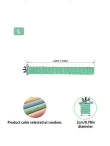 Parrot Colorful Cotton Rope Wrapped Solid Wood Perch, Fresh Macaron 5-Color Multi-Size Cage Clip Quick Install, All-Category Parrot Cage Interior Anti-Slip Claw Protection Resting Perch Supplies, Random Color - View 12